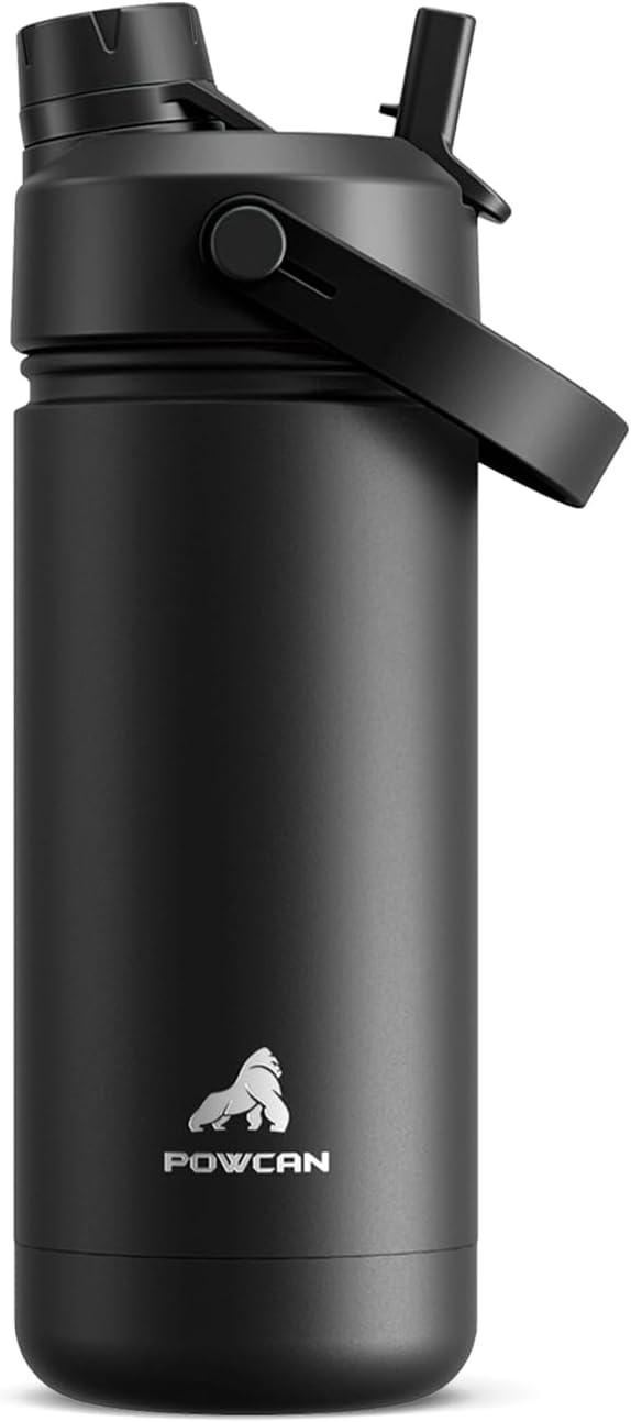 image12 oz Halloween Kids Insulated Water Bottle 2in1 Straw Spout Lid Leakproof BPAFree Keep Cold 24H Stainless Steel Cup for Party School Travel Holiday Gift for Girls Daughters Cotton BooDark Knight