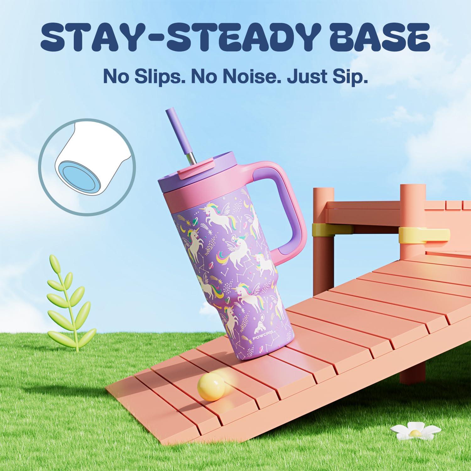 image40 oz Camo Tumbler with Handle 2in1 Straw and Sip Lid Leakproof Dishwasher Safe Insulated Stainless Steel Travel Coffee Mug Keeps Cold for 34 Hours Fits in Car Cup Holder Navy DigitalStarlight Unicorn