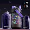 image12 oz Halloween Kids Insulated Water Bottle 2in1 Straw Spout Lid Leakproof BPAFree Keep Cold 24H Stainless Steel Cup for Party School Travel Holiday Gift for Girls Daughters Cotton BooLuminous Souls Full GlowinDark Set