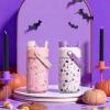 image12 oz Halloween Kids Insulated Water Bottle 2in1 Straw Spout Lid Leakproof BPAFree Keep Cold 24H Stainless Steel Cup for Party School Travel Holiday Gift for Girls Daughters Cotton BooCotton Boo with Carrier Bag