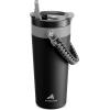 image16 oz Insulated Coffee Mug for Work 2in1 Straw Flip Lid Keep Cold 24H Fit in Car Cupholder Leakproof Stainless Steel Coffee Tumbler with Handle for Travel Outdoor Camping and Gifts DeepseaMidnight
