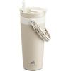 image16 oz Insulated Coffee Mug for Work 2in1 Straw Flip Lid Keep Cold 24H Fit in Car Cupholder Leakproof Stainless Steel Coffee Tumbler with Handle for Travel Outdoor Camping and Gifts DeepseaOat