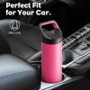 image24 oz Insulated Water Bottle for Sports 3 Lids Leakproof Keep Cold 24H Car Cupholder Friendly Stainless Steel Water Flask with Straw and Spout Caps for Gym School Work Cycling Midnight BlackTropical Pink