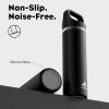 image24 oz Insulated Water Bottle for Sports 3 Lids Leakproof Keep Cold 24H Car Cupholder Friendly Stainless Steel Water Flask with Straw and Spout Caps for Gym School Work Cycling Midnight BlackMidnight Black