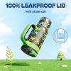 image40 oz Camo Tumbler with Handle 2in1 Straw and Sip Lid Leakproof Dishwasher Safe Insulated Stainless Steel Travel Coffee Mug Keeps Cold for 34 Hours Fits in Car Cup Holder Navy DigitalDino Rawr