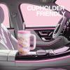 image40 oz Camo Tumbler with Handle 2in1 Straw and Sip Lid Leakproof Dishwasher Safe Insulated Stainless Steel Travel Coffee Mug Keeps Cold for 34 Hours Fits in Car Cup Holder Navy DigitalPink Ladies