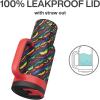 image40 oz Camo Tumbler with Handle 2in1 Straw and Sip Lid Leakproof Dishwasher Safe Insulated Stainless Steel Travel Coffee Mug Keeps Cold for 34 Hours Fits in Car Cup Holder Navy DigitalRainbow Whiskers