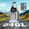 image64 oz Insulated Water Bottle for Gym 2in1 Straw Spout Lid Dual Handle Leakproof Keep Cold 36H Half Gallon Stainless Steel Water Jug for Travel Hiking Cycling Park Workout Picnic MidnightSteel