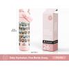 imagePOWCAN 26 oz Insulated Water Bottle with 2in1 Straw and Spout Lid Keep Cold 24H LeakProof Fits in Car Cup Holder Stainless Steel Water Bottle for Sports Travel and School Cotton CandyNational Park  Pink