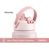 imagePOWCAN 26 oz Insulated Water Bottle with 2in1 Straw and Spout Lid Keep Cold 24H LeakProof Fits in Car Cup Holder Stainless Steel Water Bottle for Sports Travel and School Cotton CandyCotton Candy