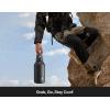 imagePOWCAN 26 oz Insulated Water Bottle with 2in1 Straw and Spout Lid Keep Cold 24H LeakProof Fits in Car Cup Holder Stainless Steel Water Bottle for Sports Travel and School Cotton CandyDark Knight