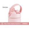 imagePOWCAN 26 oz Insulated Water Bottle with 2in1 Straw and Spout Lid Keep Cold 24H LeakProof Fits in Car Cup Holder Stainless Steel Water Bottle for Sports Travel and School Cotton CandyNational Park  Pink