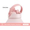 imagePOWCAN 26 oz Insulated Water Bottle with 2in1 Straw and Spout Lid Keep Cold 24H LeakProof Fits in Car Cup Holder Stainless Steel Water Bottle for Sports Travel and School Cotton CandyCotton Candy