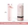 imagePOWCAN 26 oz Insulated Water Bottle with 2in1 Straw and Spout Lid Keep Cold 24H LeakProof Fits in Car Cup Holder Stainless Steel Water Bottle for Sports Travel and School Cotton CandyCotton Candy