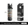imagePOWCAN 26 oz Insulated Water Bottle with 2in1 Straw and Spout Lid Keep Cold 24H LeakProof Fits in Car Cup Holder Stainless Steel Water Bottle for Sports Travel and School Cotton CandyNational Park  Black