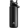 imagePOWCAN 26 oz Insulated Water Bottle with 2in1 Straw and Spout Lid Keep Cold 24H LeakProof Fits in Car Cup Holder Stainless Steel Water Bottle for Sports Travel and School Cotton CandyDark Knight