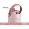 imagePOWCAN 26 oz Insulated Water Bottle with 2in1 Straw and Spout Lid Keep Cold 24H LeakProof Fits in Car Cup Holder Stainless Steel Water Bottle for Sports Travel and School Cotton CandyDried Rose