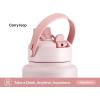 imagePOWCAN 26 oz Insulated Water Bottle with 2in1 Straw and Spout Lid Keep Cold 24H LeakProof Fits in Car Cup Holder Stainless Steel Water Bottle for Sports Travel and School Cotton CandyCotton Candy