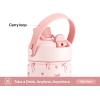imagePOWCAN 26 oz Insulated Water Bottle with 2in1 Straw and Spout Lid Keep Cold 24H LeakProof Fits in Car Cup Holder Stainless Steel Water Bottle for Sports Travel and School Cotton CandySweetheart Bow