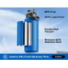 imagePOWCAN 26 oz Insulated Water Bottle with 2in1 Straw and Spout Lid Keep Cold 24H LeakProof Fits in Car Cup Holder Stainless Steel Water Bottle for Sports Travel and School Cotton CandyPacific Ocean