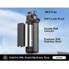 imagePOWCAN 40 oz Insulated Water Bottle with 2in1 Straw and Spout Lid Keep Cold 24H LeakProof BPAFree Double Wall Stainless Steel Water Bottle for Sports Gym Travel and School Be FreeDark Knight