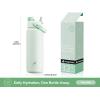 imagePOWCAN 40 oz Insulated Water Bottle with 2in1 Straw and Spout Lid Keep Cold 24H LeakProof BPAFree Double Wall Stainless Steel Water Bottle for Sports Gym Travel and School Be FreeMint