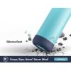 imagePOWCAN 40 oz Insulated Water Bottle with 2in1 Straw and Spout Lid Keep Cold 24H LeakProof BPAFree Double Wall Stainless Steel Water Bottle for Sports Gym Travel and School Be FreeBig Wave