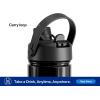 imagePOWCAN 40 oz Insulated Water Bottle with 2in1 Straw and Spout Lid Keep Cold 24H LeakProof BPAFree Double Wall Stainless Steel Water Bottle for Sports Gym Travel and School Be FreeTwilight Night