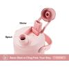 imagePOWCAN 40 oz Insulated Water Bottle with 2in1 Straw and Spout Lid Keep Cold 24H LeakProof BPAFree Double Wall Stainless Steel Water Bottle for Sports Gym Travel and School Be FreeNational Park  Pink