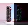 imagePOWCAN 40 oz Insulated Water Bottle with 2in1 Straw and Spout Lid Keep Cold 24H LeakProof BPAFree Double Wall Stainless Steel Water Bottle for Sports Gym Travel and School Be FreeTwinkling Galaxy Luminous