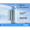 imagePOWCAN 40 oz Insulated Water Bottle with 2in1 Straw and Spout Lid Keep Cold 24H LeakProof BPAFree Double Wall Stainless Steel Water Bottle for Sports Gym Travel and School Be FreeSea Breeze