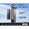 imagePOWCAN 40 oz Insulated Water Bottle with 2in1 Straw and Spout Lid Keep Cold 24H LeakProof BPAFree Double Wall Stainless Steel Water Bottle for Sports Gym Travel and School Be FreeObsidian