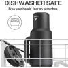 imagePOWCAN 40 oz Tumbler with Handle 2 Pack 2in1 Straw ampamp Sip Lid Leakproof Dishwasher Safe Insulated Stainless Steel Coffee Mug Keeps Cold for 34 Hours Fits in Car Cup HolderMight ampamp Glacier