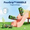 imagePOWCAN 40 oz Tumbler with Handle 2in1 Straw and Sip Lid Leakproof Dishwasher Safe Insulated Stainless Steel Travel Coffee Mug Keeps Cold for 34 Hours Fits in Car Cup Holder AgaveDino Rawr