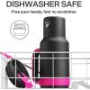 imagePOWCAN 40 oz Tumbler with Handle 2in1 Straw and Sip Lid Leakproof Dishwasher Safe Insulated Stainless Steel Travel Coffee Mug Keeps Cold for 34 Hours Fits in Car Cup Holder AgaveBerry