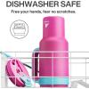 imagePOWCAN 40 oz Tumbler with Handle 2in1 Straw and Sip Lid Leakproof Dishwasher Safe Insulated Stainless Steel Travel Coffee Mug Keeps Cold for 34 Hours Fits in Car Cup Holder AgaveBarbie