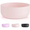 imagePOWCAN Silicone Water Bottle Boot AntiSlip and AntiNoise Protective Sleeve NonToxic and TearResistant Accessory Silicone Water Bottle Protector for Extra ProtectionCotton Candy