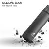 imagePOWCAN Silicone Water Bottle Boot AntiSlip and AntiNoise Protective Sleeve NonToxic and TearResistant Accessory Silicone Water Bottle Protector for Extra ProtectionDark Knight