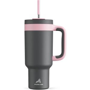 image40 oz Camo Tumbler with Handle 2in1 Straw and Sip Lid Leakproof Dishwasher Safe Insulated Stainless Steel Travel Coffee Mug Keeps Cold for 34 Hours Fits in Car Cup Holder Navy DigitalRebellion