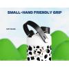 image18 oz Kids Stainless Steel Water Bottle SpillProof Insulated Cup with Straw Spout Lid BPAFree Car Cupholder Friendly Durable 24H Cold for Camping Sports Birthday Gift for Boys DinosaurEraMoo Moo Cow with Carrier Bag