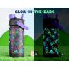 image18 oz Stainless Steel Water Bottle for kids Leakproof BPAFree Easy Carry Backpack Friendly 24H Cold Reusable Insulated Cup Durable Straw Spout Lid for Sports Adventures Camping Turbo RacerLuminous Souls Full GlowinDark Set