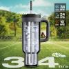 imagePOWCAN 50 oz Tumbler with Handle 2 Pack 2in1 Straw amp Sip Lid Leakproof Dishwasher Safe Insulated Stainless Steel Coffee Mug Keeps Cold for 34 Hours Fits in Car Cup HolderMight amp Superman